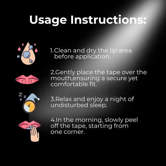 30Pcs Anti-Snoring Mouth Tape for Sleeping Strips Keep Mouth Closed Improve Breathing Quality and Dry Mouth Relief Sleep Aid
